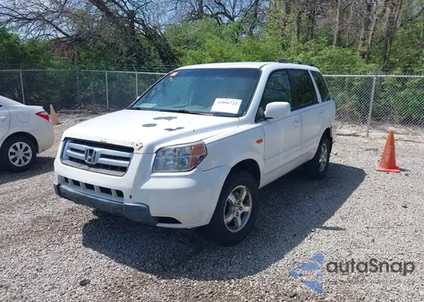 2006 Honda Pilot Ex from USA, damaged, VIN 2HKYF18466H532752